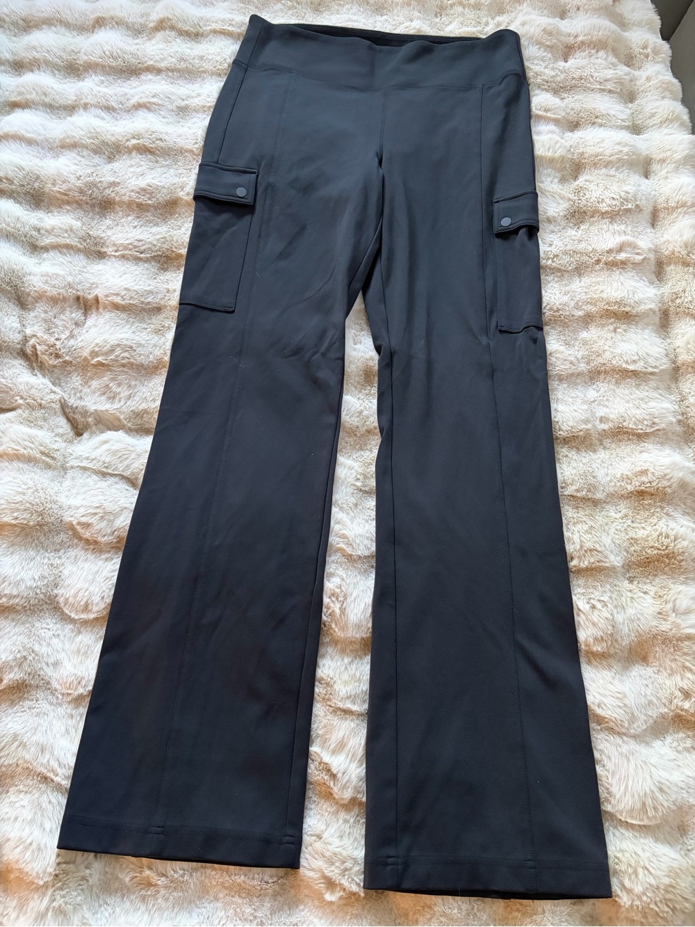 Athleta Delaney Straight Cargo Pants Black